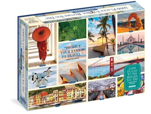 1,000 Places to See Before You Die 1,000-Piece Puzzle: For Adults Travel Gift Jigsaw 26 3/8 X 18 7/8