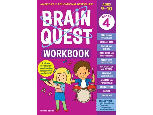 Brain Quest Workbook: 4th Grade Revised Edition