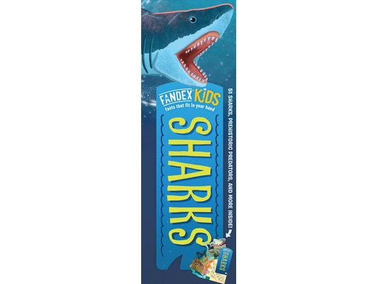 Fandex Kids: Sharks: Facts That Fit in Your Hand: 51 Sharks, Prehistoric Predators, and More Inside!