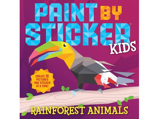 Paint by Sticker Kids (Official): Rainforest Animals