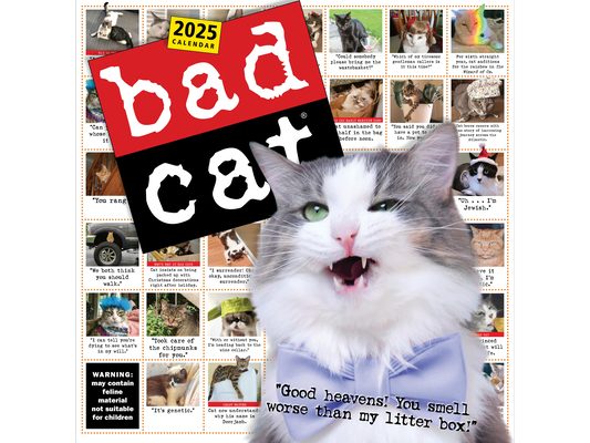 Bad Cat Wall Calendar 2025: Celebrating the Misfits of the Feline World