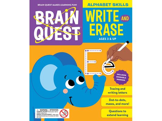 Brain Quest Write and Erase: Alphabet Skills