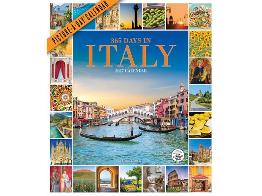 365 Days in Italy Picture-A-Day(r) Wall Calendar 2027: A Year-Long Italian Vacation
