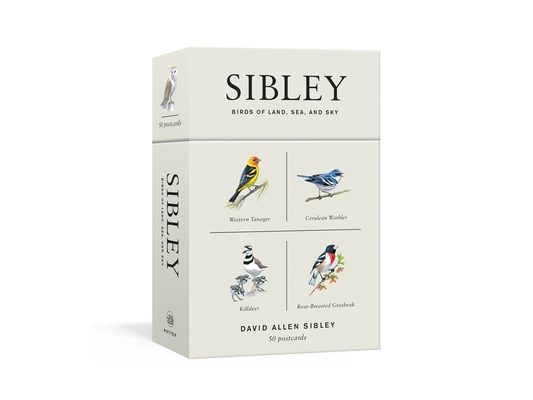 Sibley Birds of Land, Sea, and Sky: 50 Postcards