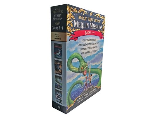 Magic Tree House Merlin Missions Books 1-4 Boxed Set: Christmas in Camelot; Haunted Castle on Hallows Eve; Summer of the Sea Serpent; Winter of the Ic