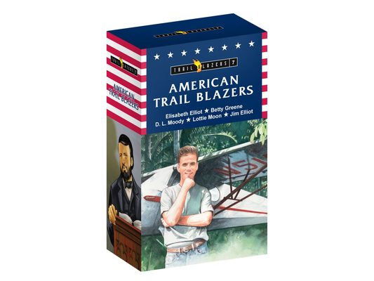 Trail Blazer Americans Box Set 7: Jim Elliot, Elisabeth Elliot, Betty Greene, D. L. Moody, and Lottie Moon