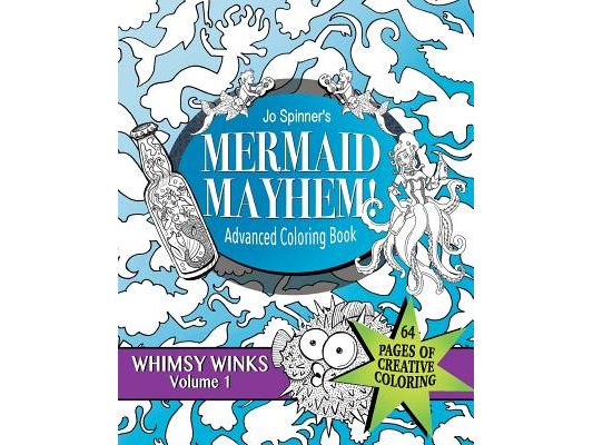 Mermaid Mayhem: Advanced Coloring Book