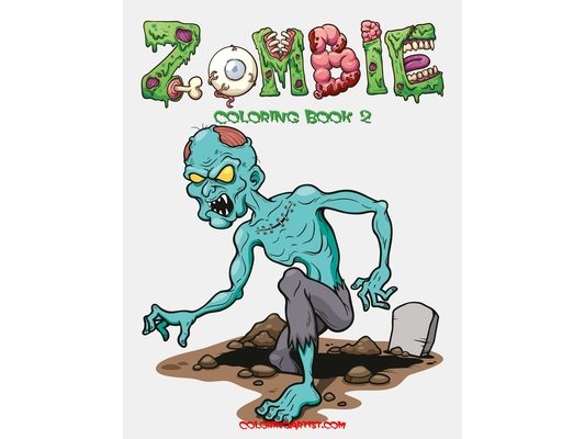 Zombie Coloring Book 2