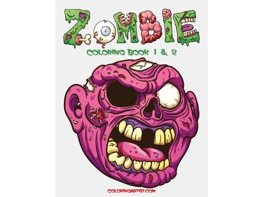 Zombie Coloring Book 1 & 2