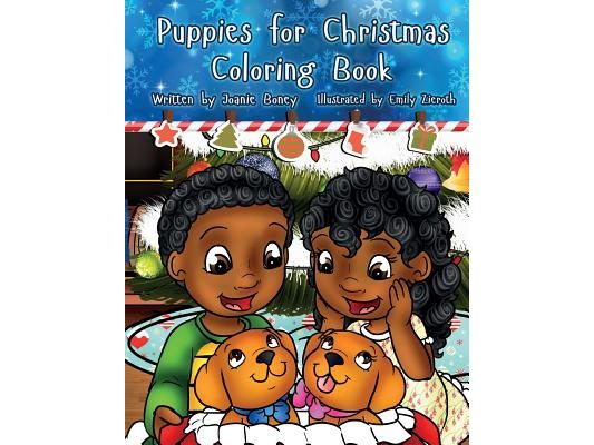 Puppies for Christmas Coloring Book