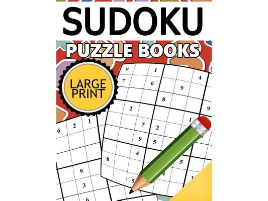 Sudoku Puzzle Books LARGE Print: Easy, Medium to Hard Level Puzzles for Adult