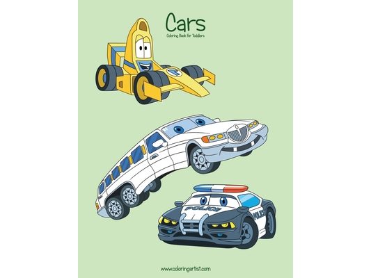 Cars Coloring Book for Toddlers 1