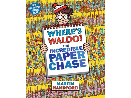 Where's Waldo? the Incredible Paper Chase: (A Hidden Object Activity Book Including a Maze, Spot-The-Difference Challenge, and Search & Find Puzzles -
