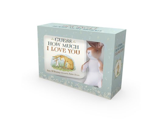 Guess How Much I Love You: Deluxe Book and Toy Gift Set: (Adorable Baby Shower Gift Set - Classic Board Book about Loving Right Up to the Moon and Bac