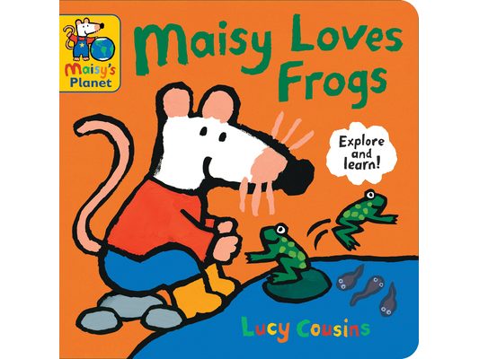 Maisy Loves Frogs: A Maisy's Planet Book: (Educational Board Book about Toads and Frogs - For Toddlers and Kids Ages 1-3)