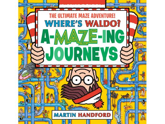 Where's Waldo? Amazing Journeys: The Ultimate Maze Adventure!: (A Maze Puzzle Activity Book with 100+ Hidden Objects to Search and Find - A Perfect Gi