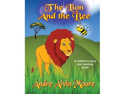 The Lion and the Bee: A children's story and coloring book