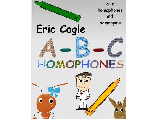 ABC Homophones and Homonyms Coloring Book