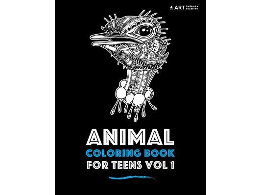 Animal Coloring Book For Teens Vol 1