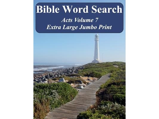 Bible Word Search Acts Volume 7: King James Version Extra Large Jumbo Print