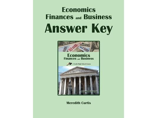 Economics, Finances, & Business Answer Key