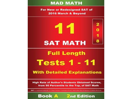 Book A Redesigned SAT Math Tests 1-11