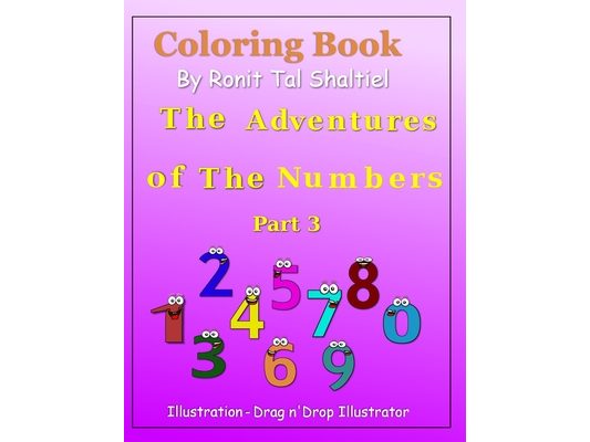 Coloring book - The Adventures of the Numbers: Multiplication and Addition.