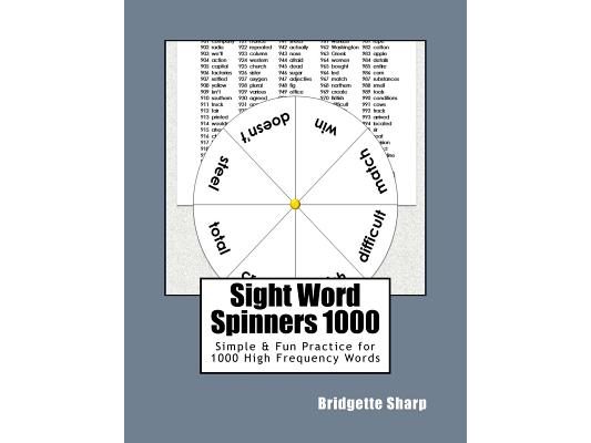 Sight Word Spinners 1000: Simple & Fun Practice for 1000 High Frequency Words