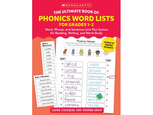 The Ultimate Book of Phonics Word Lists: Grades 1-2