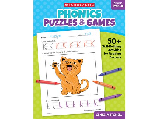 Phonics Puzzles & Games for Prek-K