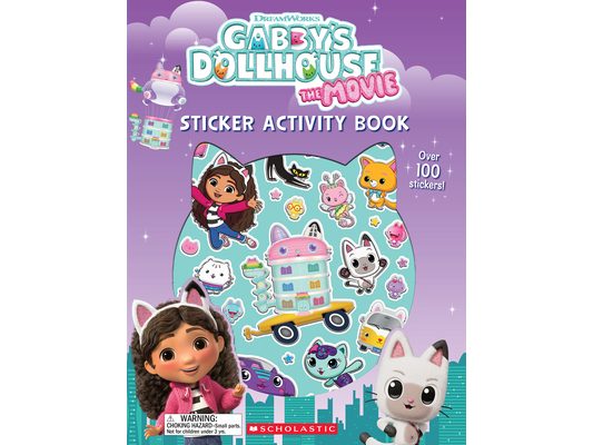 Gabby's Dollhouse: The Movie (Gabby's Dollhouse: Sticker Activity Book with Shiny Stickers)