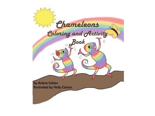 Chameleons Coloring and Activity Book