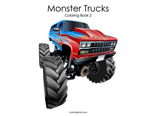 Monster Trucks Coloring Book 2
