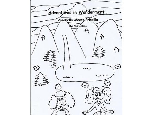 Adventures in Wonderment: Rosabella Meets Priscilla: Coloring Book