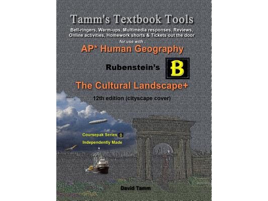 The Cultural Landscape 12th edition+ Activities Bundle: Bell-ringers, warm-ups, multimedia responses & online activities to accompany the Rubenstein t
