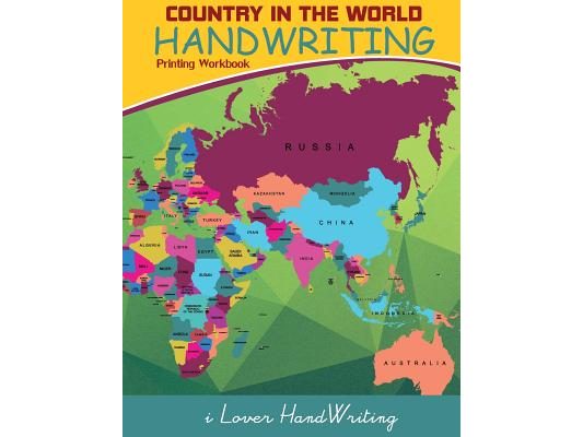 Country in The World: Handwriting: Printing Workbook: Tracing Practice for Kids: (Ages 3-5, Country Words Writing Practice)