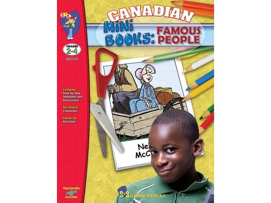 Canadian Mini-Books: Famous People: Famous People Grades 2-4