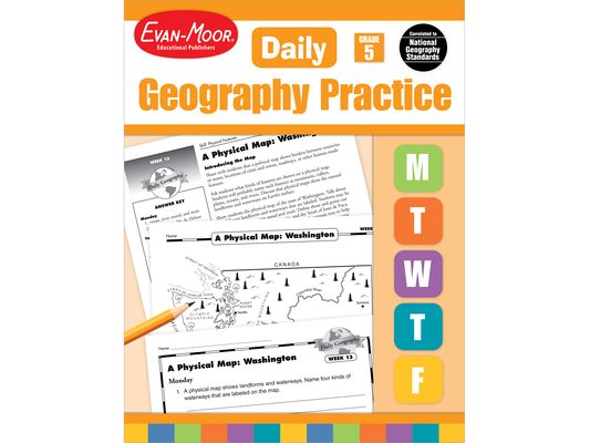 Daily Geography Practice Grade 5: EMC 3714