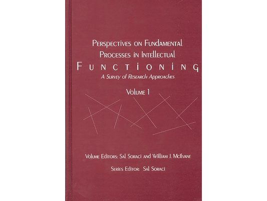 Perspectives on Fundamental Processes in Intellectual Functioning, Volume 1: A Survey of Research Approaches
