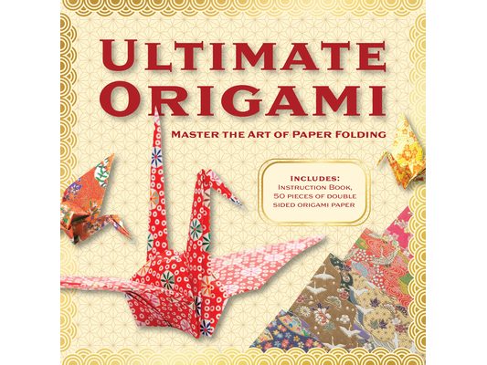 Ultimate Origami Kit: Master the Art of Paper Folding - Includes: Instruction Book, 100 Pieces of Double Sided Origami Paper