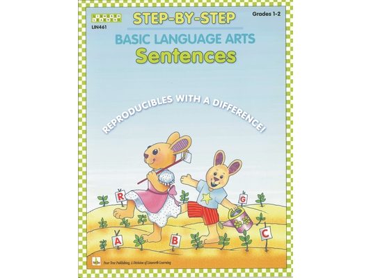 Step-By-Step Basic Language Arts: Sentences Grades 1-2