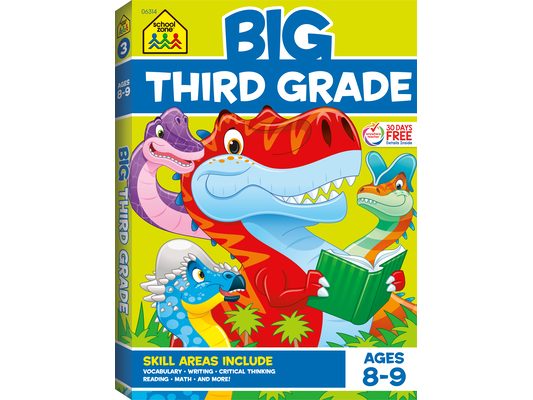 School Zone Big Third Grade Workbook