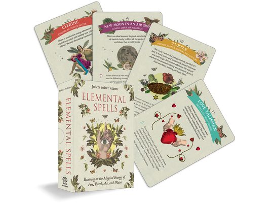 Elemental Spells: Drawing on the Magical Energy of Fire, Earth, Air, and Water (44 Full-Color Cards and 56-Page Guidebook)