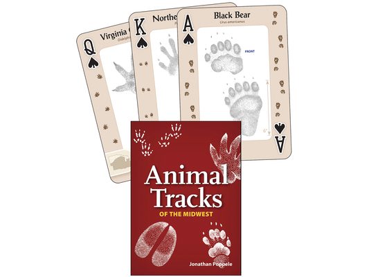 Animal Tracks of the Midwest Playing Cards
