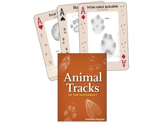 Animal Tracks of the Southwest Playing Cards