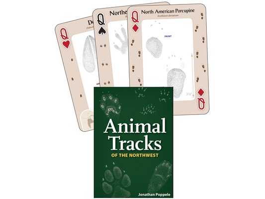 Animal Tracks of the Northwest Playing Cards