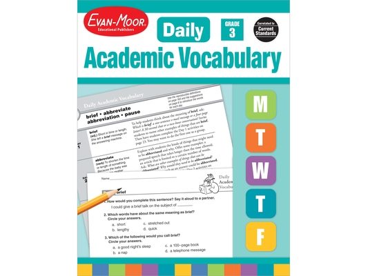 Daily Academic Vocabulary Gr 3 Te