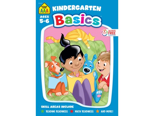 School Zone Kindergarten Basics 96-Page Workbook