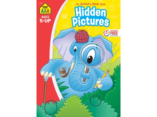 School Zone Hidden Pictures 96-Page Workbook