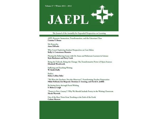 Jaepl: The Journal of the Assembly for Expanded Perspectives on Learning Vol 17